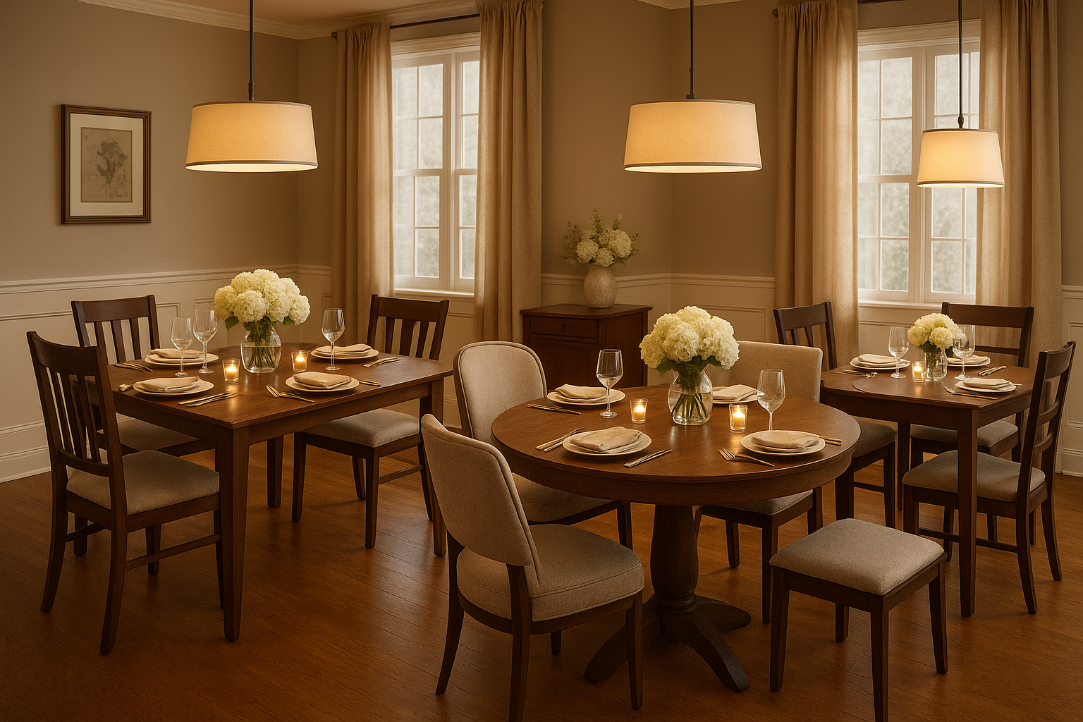 طاولات الطعام