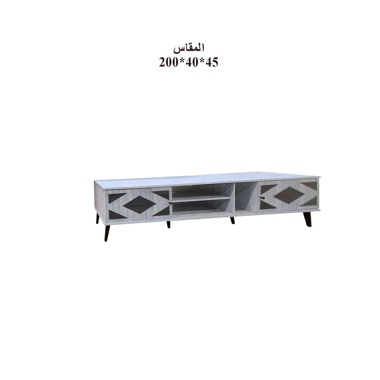 طاولة بلازما 200سم رمادي 