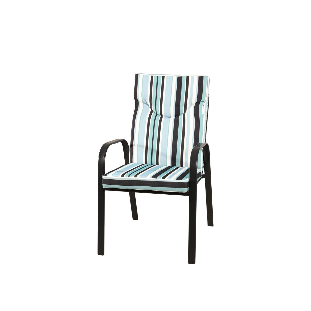 كرسي مفرد FL-01 BLUE - أزرق مخطط