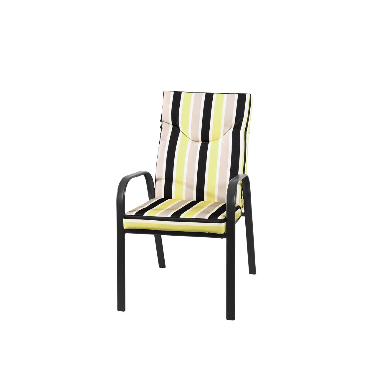 كرسي مفرد FL-01 YELLOW - أصفر مخطط