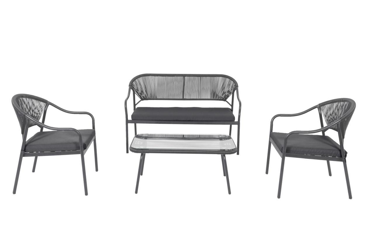 كنب 4 شخص رمادي