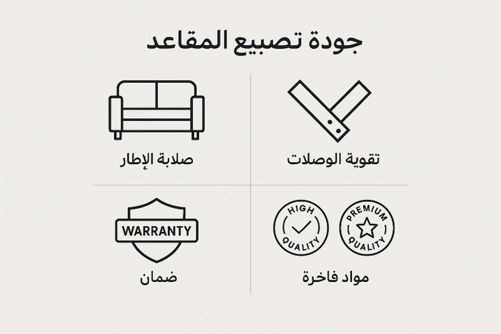 جلسة خارجية  قواعد قوية  ومتينة صناعة مضمونة صلابة الحديد والقواعد
