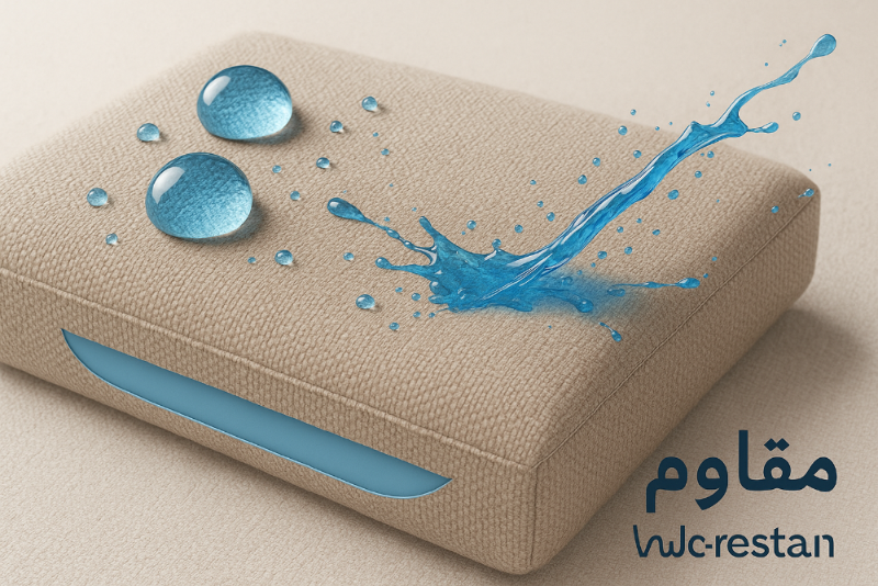 جلسة خارجية قماش مقاوم للماء مع خاصية طرد السوائل
